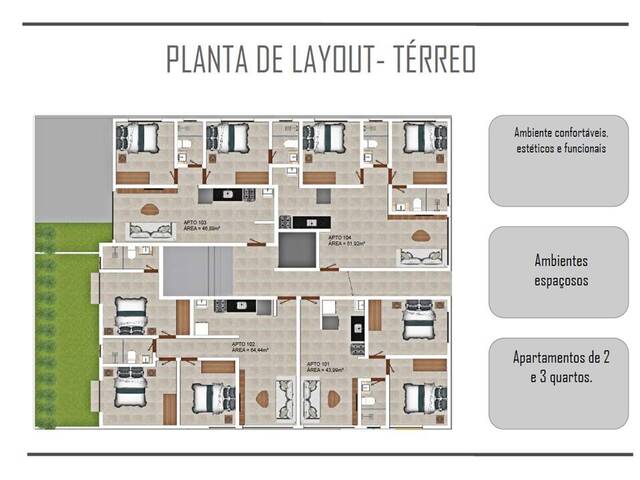 #1 - Apartamento para Venda em João Pessoa - PB - 3